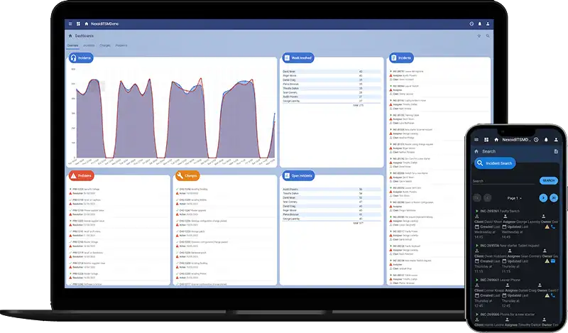 Nexoid Dashboard und mobile App